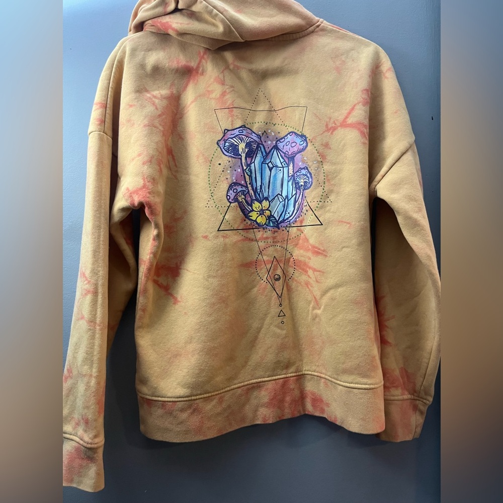 Worn Empyre Orange Tie-Dye Hoodie